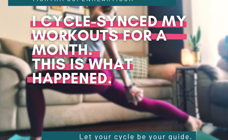 I cycle-synced my workout for a month. This is what happened.